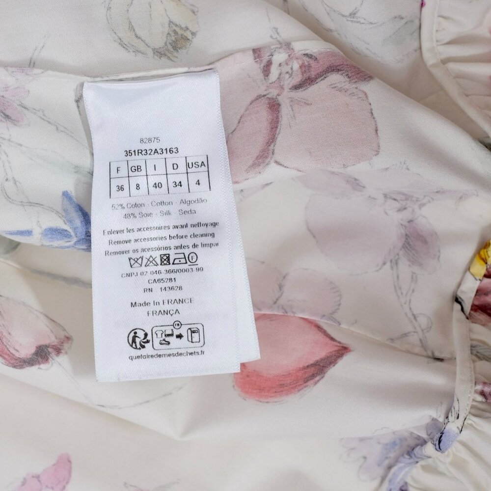 Christian Dior maxi dress 36 US 4 Florilegio 2023 print white floral - Picture 16 of 16